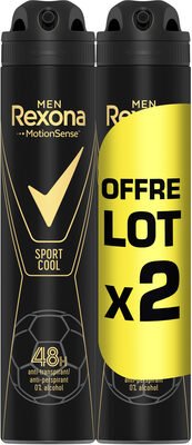 Unilever, Rexona REXONA Déodorant Anti-transpirant Champions Spray Antibactérien 2x200ml