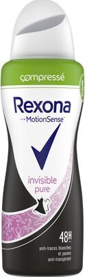 Unilever, Rexona Rexona Déodorant Femme Spray Anti-Transpirant Compressé Invisible Pure 100ml