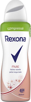 unilever, rexona Rexona Déodorant Femme Spray Antibactérien Musc Compressé 100ml