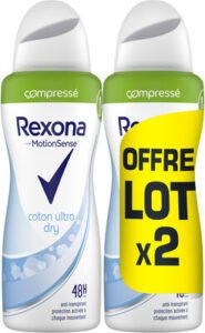 Unilever, Rexona Rfw 2x100ml spray cotton
