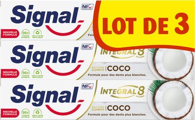 Unilever, Signal, Integral 8 Sig nat elmts coco 3x75ml
