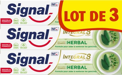 Unilever, Signal, Integral 8 Sig nat elmts herb 3x75ml