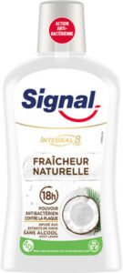 Unilever, Signal Signal Bain de Bouche Antibactérien Integral 8 Nature Elements Fraîcheur Naturelle 500ml
