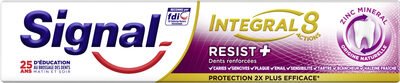 Unilever, Signal Signal Dentifrice Antibactérien Resist Plus Protection 18H