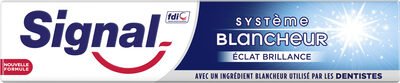 Unilever, Signal Signal Dentifrice Système Blancheur Éclat Brillance 75ml