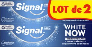 Unilever, Signal Signal White Now Dentifrice Original 2x75ml