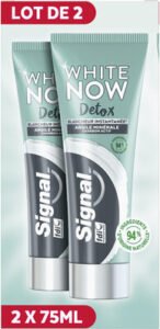 Unilever, Signal, White Now Sign wn detox charbon x2