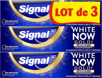 Unilever, Signal, White Now Signal wh now gold lotx3