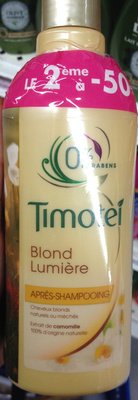 Unilever, Timotei Après-shampooing Blond lumière