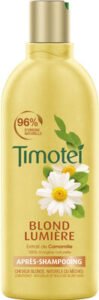 Unilever, Timotei Timotei Blond Lumière Après Shampoing à l’extrait de Camomille Cheveux Blonds