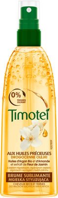 Unilever, Timotei Timotei Brume Sublimante enrichie aux Huiles d’Argan Bio et d’Amande et Fleur de Jasmin Spray