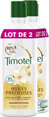 Unilever, Timotei Timotei Shampoing Huiles Précieuses 300ml Lot de 2