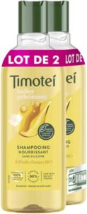 Unilever, Timotei Timotei Shampooing Femme Huiles Précieuses 2x300ml