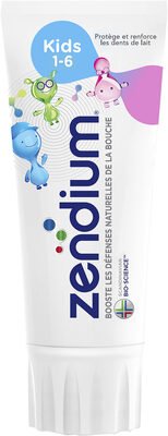 Unilever, Zendium, Bio Science Zendium Kids Dentifrice 1-6 Ans Protection Dents de Lait Tube