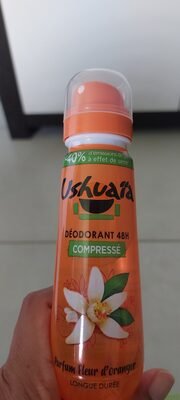 Ushuaia Déodorant 48h compressé parfum fleur d’oranger