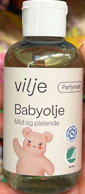 Vilje Parfymefri babyolje