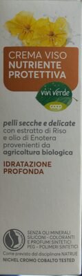 vivi verde coop Crema viso nutriente protettiva