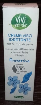 Vivi verde Crema viso idratante protettiva
