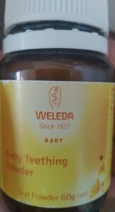 Weleda baby teething powder