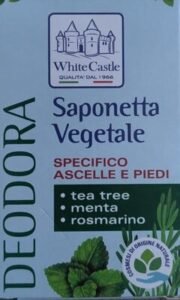 White castle Saponetta vegetale specifico ascelle e piedi