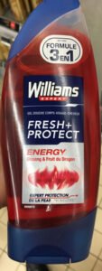 Williams, Williams Expert Williams Gel Douche Homme 3 en 1 Energy