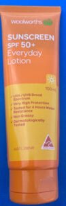 Woolworths Sunscreen SPF 50+