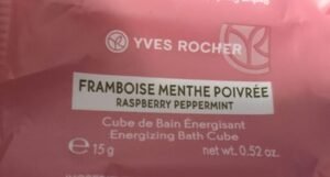 Yves Rocher Cube de Bain énergisant Framboise Menthe poivrée