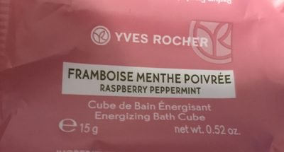 Yves Rocher Cube de Bain énergisant Framboise Menthe poivrée