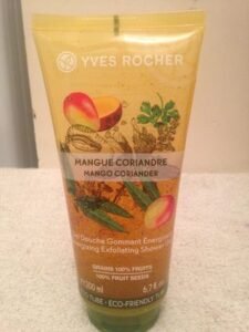 Yves rocher Gel douche gommant énergisant mangue coriandre