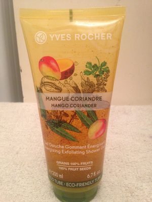 Yves rocher Gel douche gommant énergisant mangue coriandre