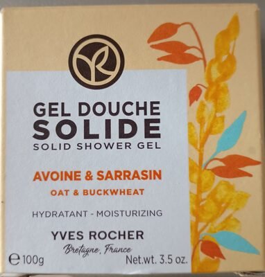 Yves rocher Gel. Douche solide, avoine et sarrasin