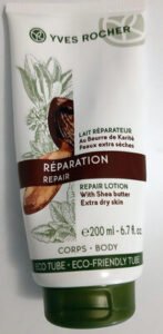 Yves rocher Lait réparateur au beurre de karité peaux extra sèches