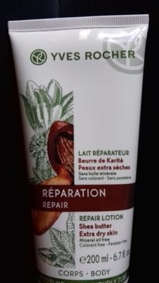 Yves Rocher lait réparateur beurre de karité peaux extra sèches