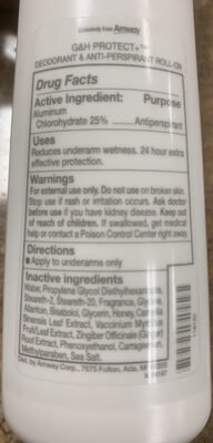 Amway,G&H Protect+ Deodorant & Anti-Perspirant Roll-on