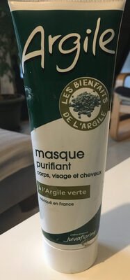 Argile, Juvaflorine Masque Purifiant Naturel à L’Argile Verte.