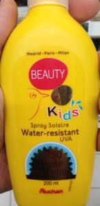 Auchan, Auchan Beauty Kids Spray solaire Water resistant UVA Kids