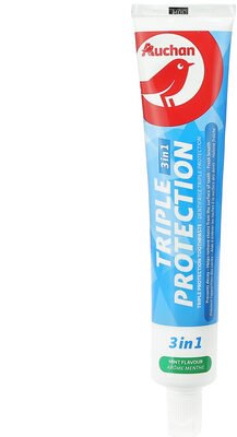 Auchan Auchan – dentifrice – 3 en 1 triple protection – 75ml