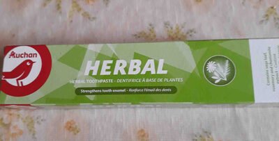 Auchan Auchan – dentifrice – a base de plantes – 75ml