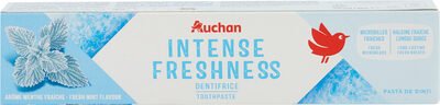 Auchan Auchan dentifrice fraîcheur intense tube 75ml