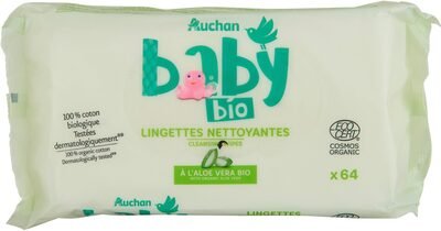 Auchan Baby Bio Lingettes nettoyantes