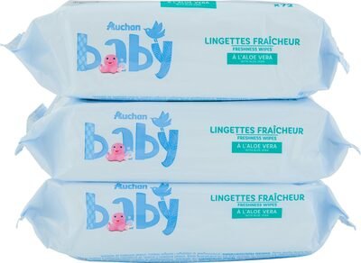 Auchan Baby Lingettes fraîcheur