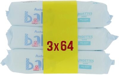 Auchan Baby Lingettes à l’eau