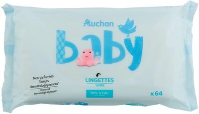 Auchan Baby Lingettes à l’eau