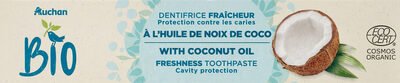 Auchan Bio Dentifrice bio à l’huile de noix de coco