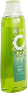 Auchan, Cosmia Gel douche et bain Olive