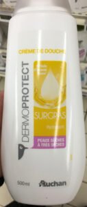 Auchan Crème de douche Dermo Protect surgras