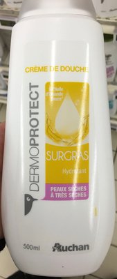 Auchan Crème de douche Dermo Protect surgras
