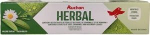 Auchan Dentifrice aux plantes