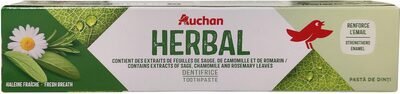 Auchan Dentifrice aux plantes