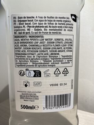 Auchan, Ecologique Bain de bouche bio
